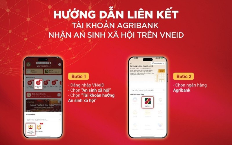 Hướng dẫn nhận quà Tết 400.000 đồng qua VNeID liên kết ngân hàng