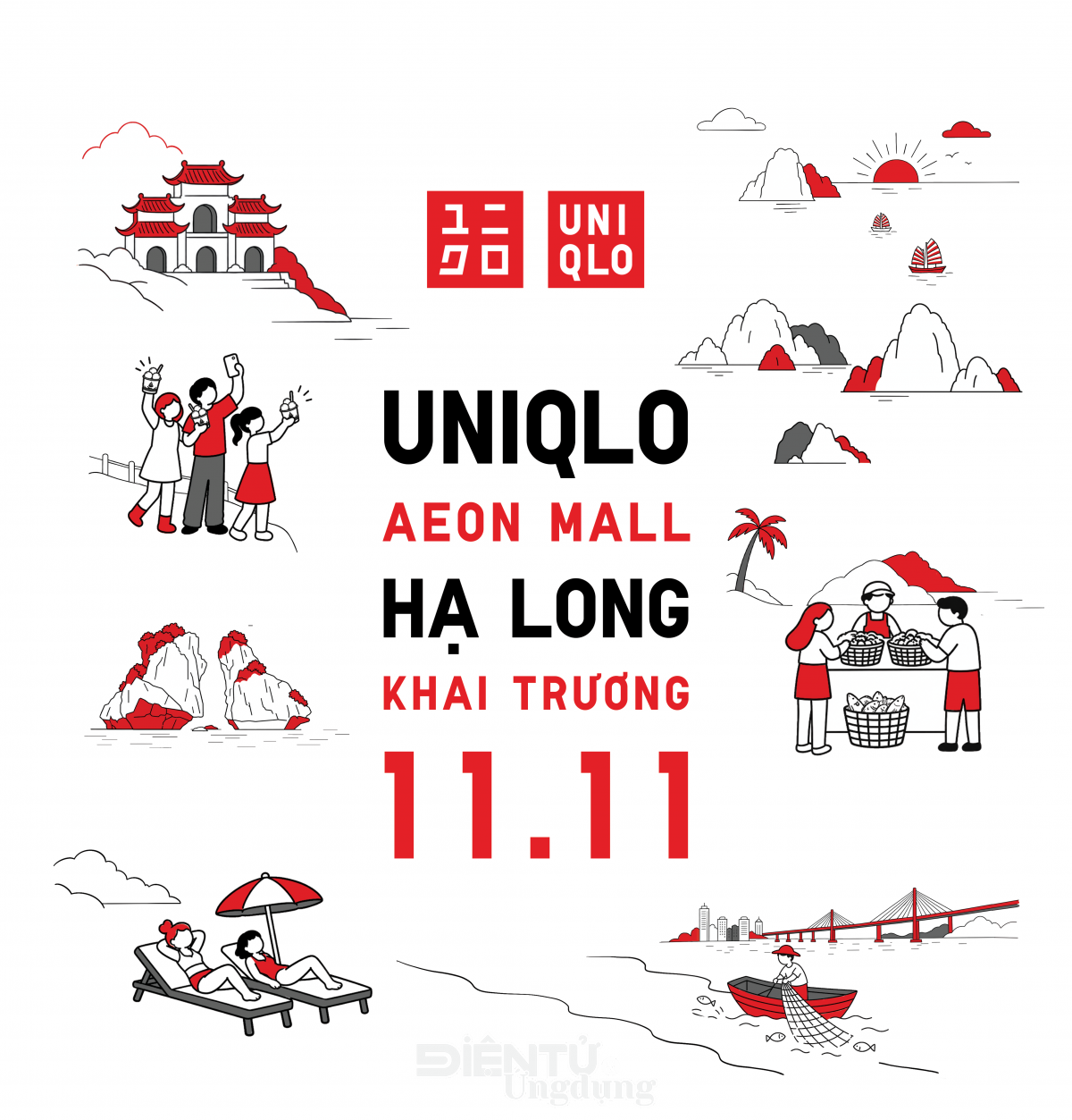 UNIQLO Hạ Long sẽ chính thức khai trương vào ngày 11/11 tới