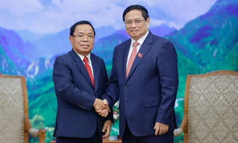 Thủ tướng Phạm Minh Chính tiếp Chủ nhiệm Ban Kiểm tra Trung ương, Tổng Thanh tra Nhà nước Lào