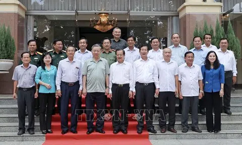 Chủ tịch nước Tô Lâm gặp mặt lãnh đạo chủ chốt tỉnh An Giang