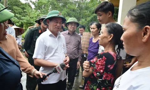 Phó Thủ tướng Hồ Đức Phớc kiểm tra, chỉ đạo công tác phòng, chống mưa lũ tại Bắc Kạn