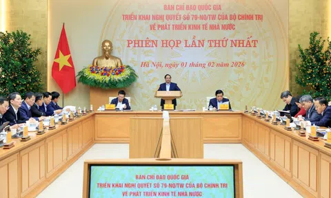 Thủ tướng chủ trì phiên họp thứ nhất Ban Chỉ đạo triển khai Nghị quyết số 79-NQ/TW về phát triển kinh tế nhà nước