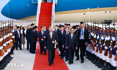 Tổng Bí thư Tô Lâm bắt đầu chuyến thăm cấp Nhà nước tới Vương quốc Campuchia