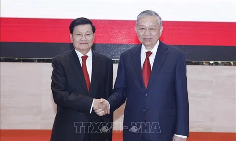 Tổng Bí thư Tô Lâm kết thúc tốt đẹp chuyến thăm cấp Nhà nước tới Lào