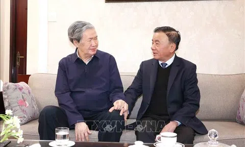 Thường trực Ban Bí thư Trần Cẩm Tú thăm, chúc Tết các đồng chí nguyên lãnh đạo Đảng, Nhà nước