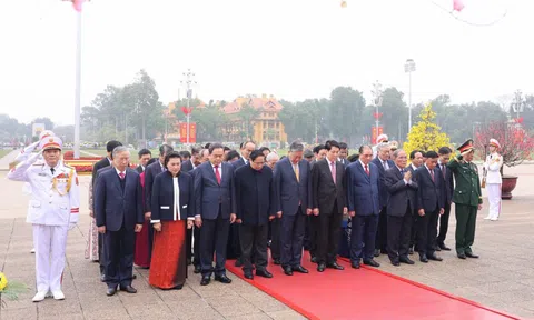 Lãnh đạo Đảng, Nhà nước vào Lăng viếng Chủ tịch Hồ Chí Minh nhân dịp Tết Nguyên đán Bính Ngọ