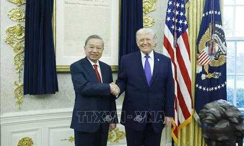 Tổng Bí thư Tô Lâm gặp Tổng thống Hoa Kỳ Donald Trump