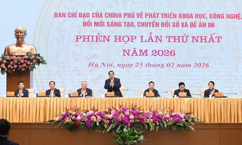 Thủ tướng chủ trì Phiên họp Ban Chỉ đạo về phát triển khoa học, công nghệ, đổi mới sáng tạo, chuyển đổi số và Đề án 06