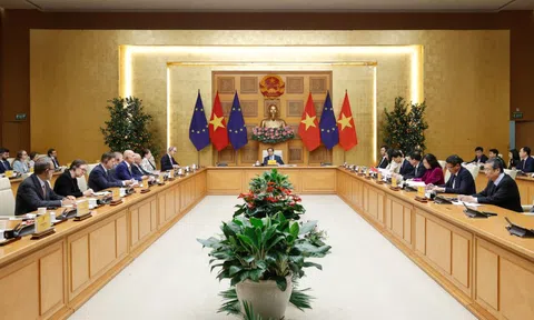 Thủ tướng Chính phủ Phạm Minh Chính tiếp các Đại sứ, Đại biện EU tại Việt Nam