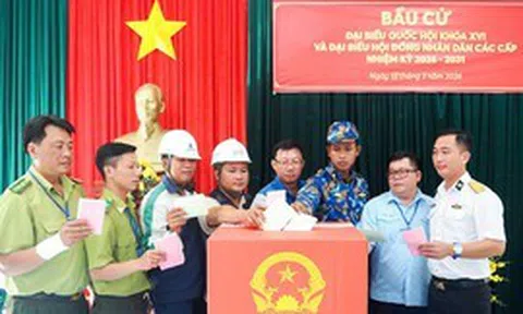 Cử tri đảo Hòn Khoai, Hòn Chuối hoàn thành bầu cử sớm với tỉ lệ 100%