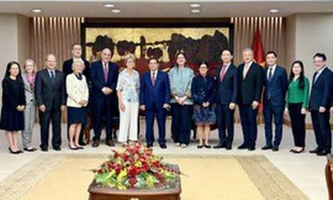 Thủ tướng Phạm Minh Chính tiếp Đoàn Quỹ Eisenhower của Hoa Kỳ