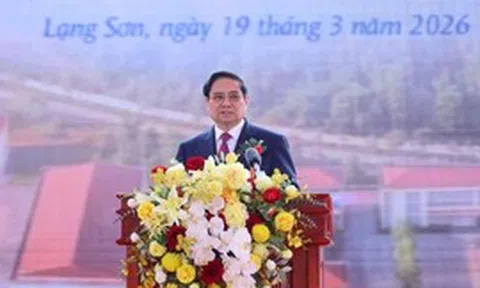 Phát biểu của Thủ tướng Phạm Minh Chính tại Lễ khởi công Trường nội trú liên cấp tại các xã biên giới đất liền