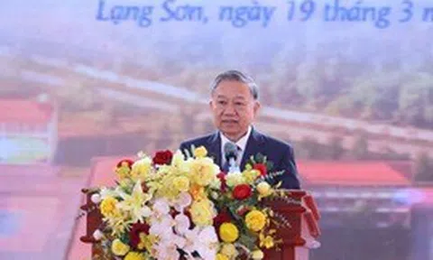 Phát biểu của Tổng Bí thư tại lễ khởi công xây dựng trường phổ thông nội trú liên cấp tiểu học và trung học cơ sở tại 121 xã biên giới đất liền