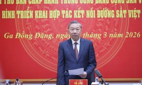 Tổng Bí thư Tô Lâm: Đường sắt kết nối Việt Nam - Trung Quốc phải là một đột phá chiến lược trong hợp tác kinh tế song phương