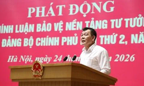 Đảng ủy Chính phủ phát động ‘Cuộc thi chính luận về bảo vệ nền tảng tư tưởng của Đảng’