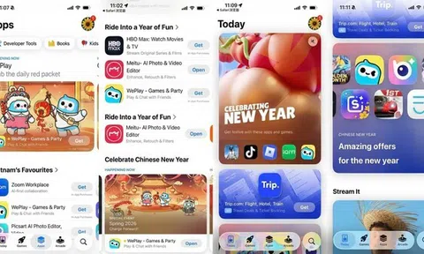 Sự kiện Tết tại Đông Nam Á của WePlay được App Store Today đề xuất cả trong chuyên mục đặc biệt lẫn danh sách tổng hợp