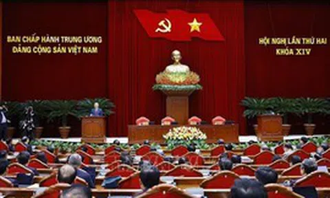 Thông cáo báo chí về ngày làm việc thứ ba và bế mạc Hội nghị Trung ương 2 khóa XIV