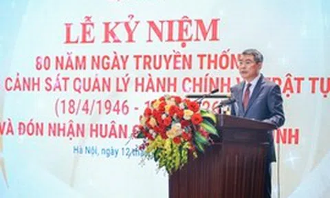 Phát biểu của Thủ tướng Lê Minh Hưng tại lễ kỷ niệm 80 năm Ngày truyền thống lực lượng cảnh sát quản lý hành chính về trật tự xã hội