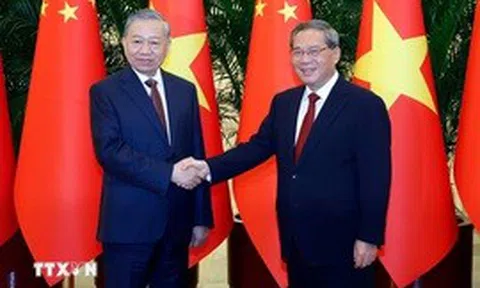 Tổng Bí thư, Chủ tịch nước Tô Lâm hội kiến Thủ tướng Trung Quốc Lý Cường