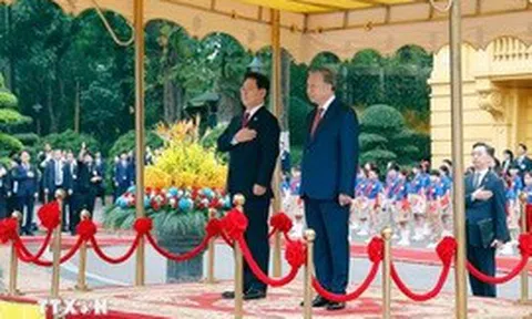 Tổng Bí thư, Chủ tịch nước Tô Lâm chủ trì Lễ đón chính thức Tổng thống Hàn Quốc