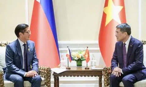 Thủ tướng Lê Minh Hưng hội kiến Tổng thống Philippines