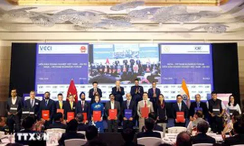 Tổng Bí thư, Chủ tịch nước Tô Lâm chứng kiến Lễ trao các thỏa thuận hợp tác giữa các DN Việt Nam và Ấn Độ