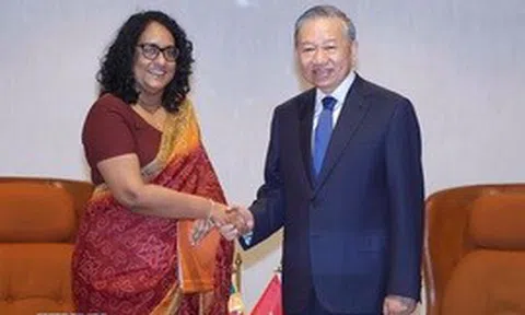 Tổng Bí thư, Chủ tịch nước Tô Lâm hội kiến Thủ tướng Sri Lanka Harini Amarasuriya