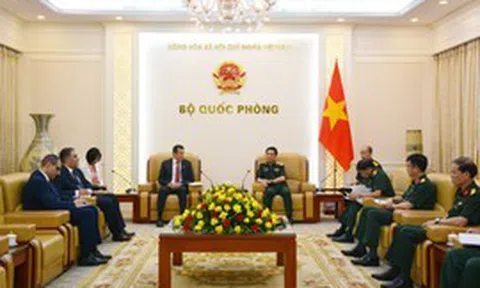 Phó Thủ tướng Chính phủ, Bộ trưởng Bộ Quốc phòng Phan Văn Giang tiếp Đại sứ Thụy Điển và Đại sứ Algeria
