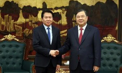 Phó Thủ tướng Thường trực Phạm Gia Túc tiếp Thứ trưởng Bộ Ngoại giao Lào Anouparb Vongnorkeo