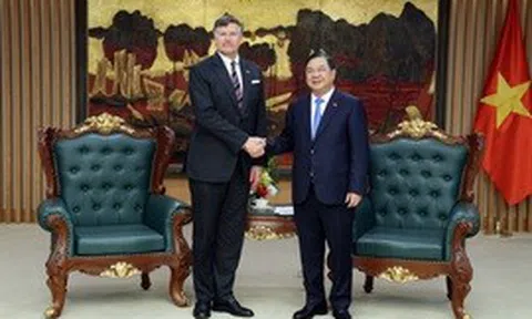 Phó Thủ tướng Thường trực Phạm Gia Túc tiếp Phó Ngoại trưởng Hoa Kỳ Christopher Landau