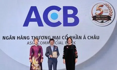 ACB được vinh danh Top 50 doanh nghiệp phát triển bền vững tiêu biểu Việt Nam