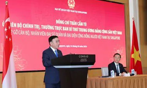 Gắn kết cộng đồng người Việt Nam tại Singapore để góp phần đưa quan hệ hai nước đi vào chiều sâu