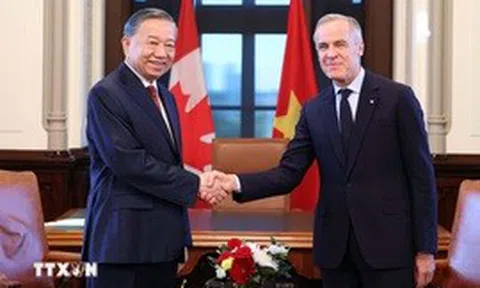 Tổng Bí thư, Chủ tịch nước Tô Lâm hội đàm với Thủ tướng Canada Mark Carney