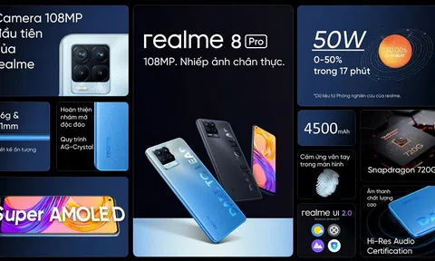 realme 8pro trang bị công nghệ chụp hình đỉnh cao với “siêu” camera 108MP