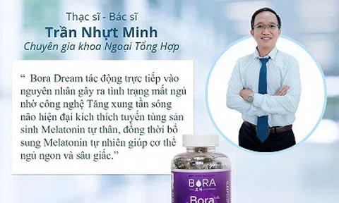 Chuyên gia nhận định giải pháp giảm mất ngủ lâu năm với kẹo ngủ ngon Bora Dream