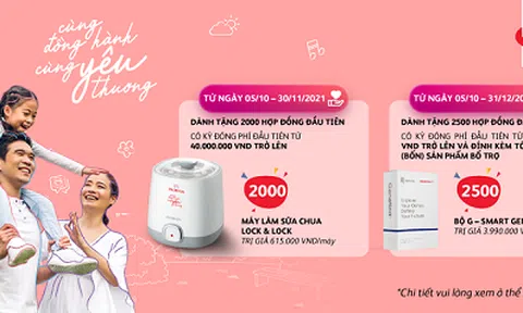 PRUDENTIAL TRIỂN KHAI CHƯƠNG TRÌNH KHUYẾN MẠI  “CÙNG ĐỒNG HÀNH – CÙNG YÊU THƯƠNG”