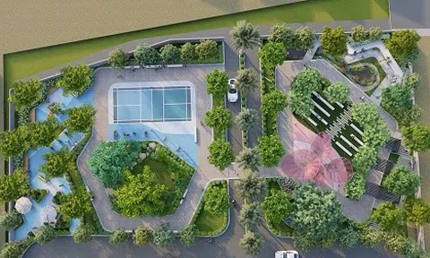 Iris Tower động thổ công viên nội khu rộng gần 3.000 m2