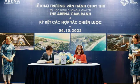 AMS ký kết hợp tác với Sở Du lịch tỉnh Khánh Hòa, chính thức tiếp nhận vận hành tổ hợp nghỉ dưỡng và giải trí The Arena