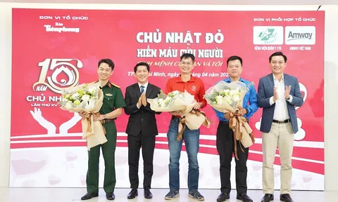 Amway Việt Nam những đóng góp tích cực và hiệu quả trong chương trình hiến máu Chủ nhật Đỏ