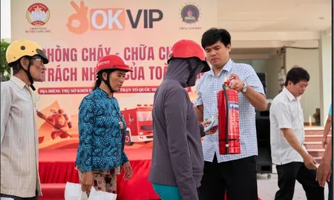 Chương trình: “Phòng cháy chữa cháy là trách nhiệm của toàn dân cùng OKVIP” tại huyện Long Phú