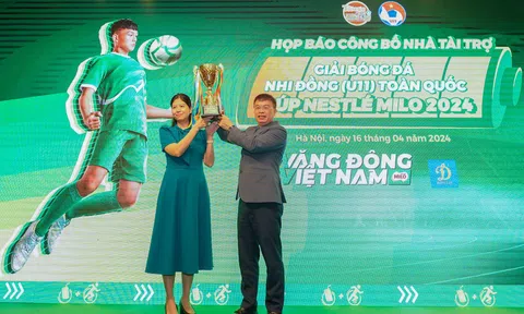 Nestlé MILO đồng hành cùng Giải Bóng đá Nhi đồng (U11) toàn quốc 2024