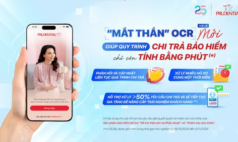 Prudential tự động hóa quy trình chi trả quyền lợi bảo hiểm với  “mắt thần” OCR thế hệ mới