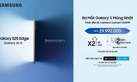 Gặp gỡ Samsung Galaxy S25 Edge: Kiệt tác kỹ thuật với những cải tiến phần cứng mỏng mới nhất