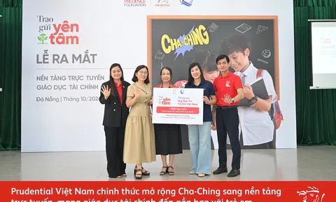 Prudential Việt Nam chính thức mở rộng Cha-Ching sang nền tảng trực tuyến, mang giáo dục tài chính đến gần hơn với trẻ em